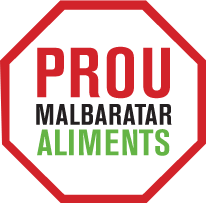 logo Prou malbaratar aliments